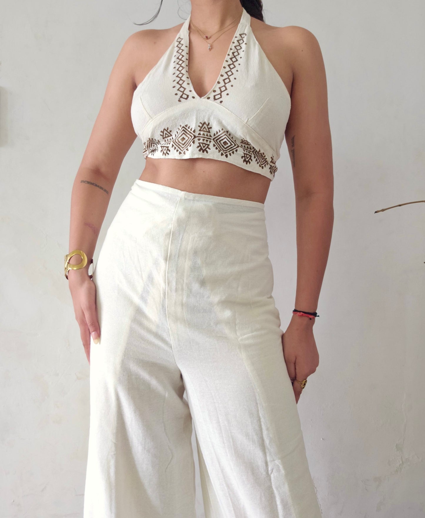Organic cotton block printed co-ord set
