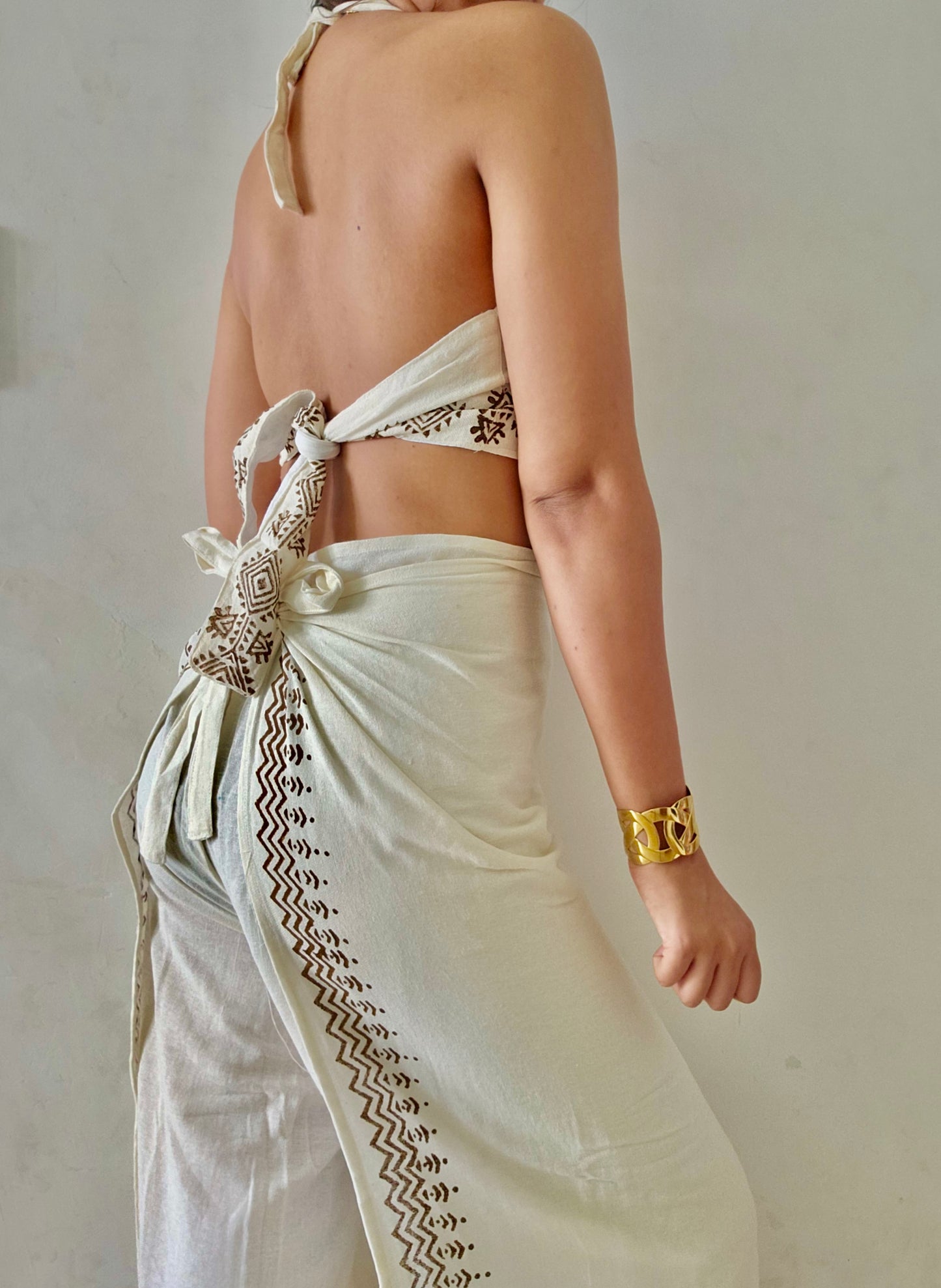 Organic cotton block printed co-ord set