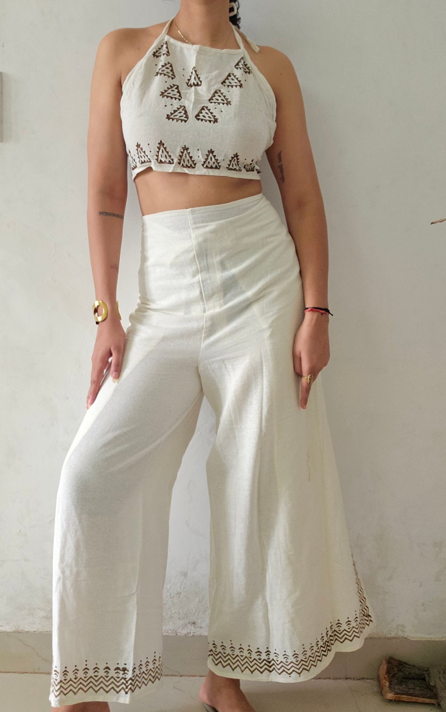 Organic cotton block printed co-ord set