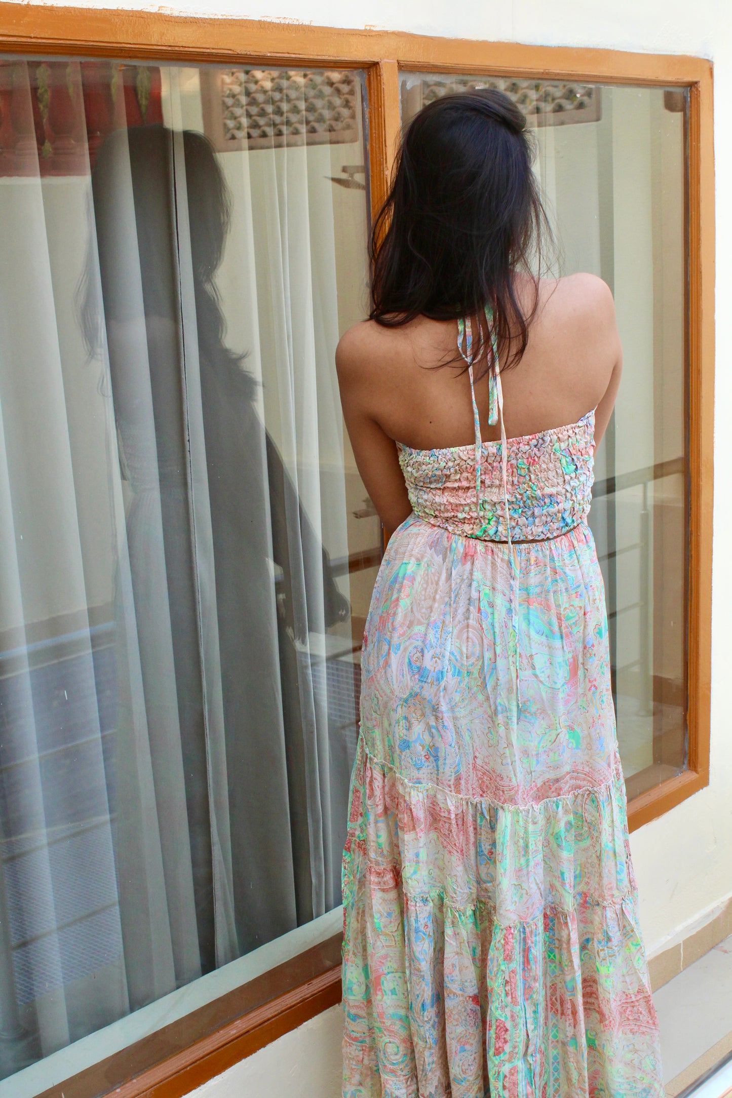 Cutout designer dress