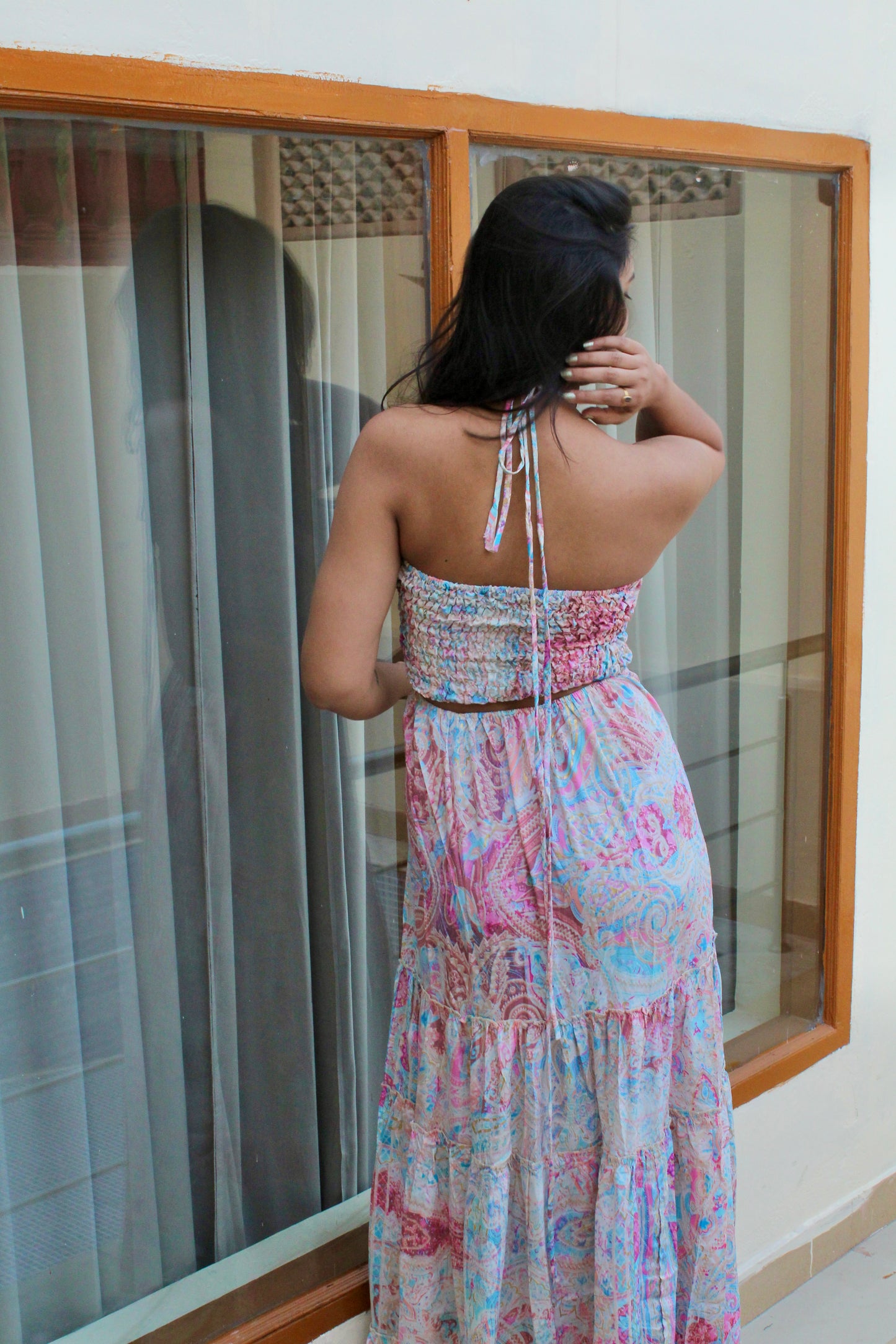 Cutout designer dress