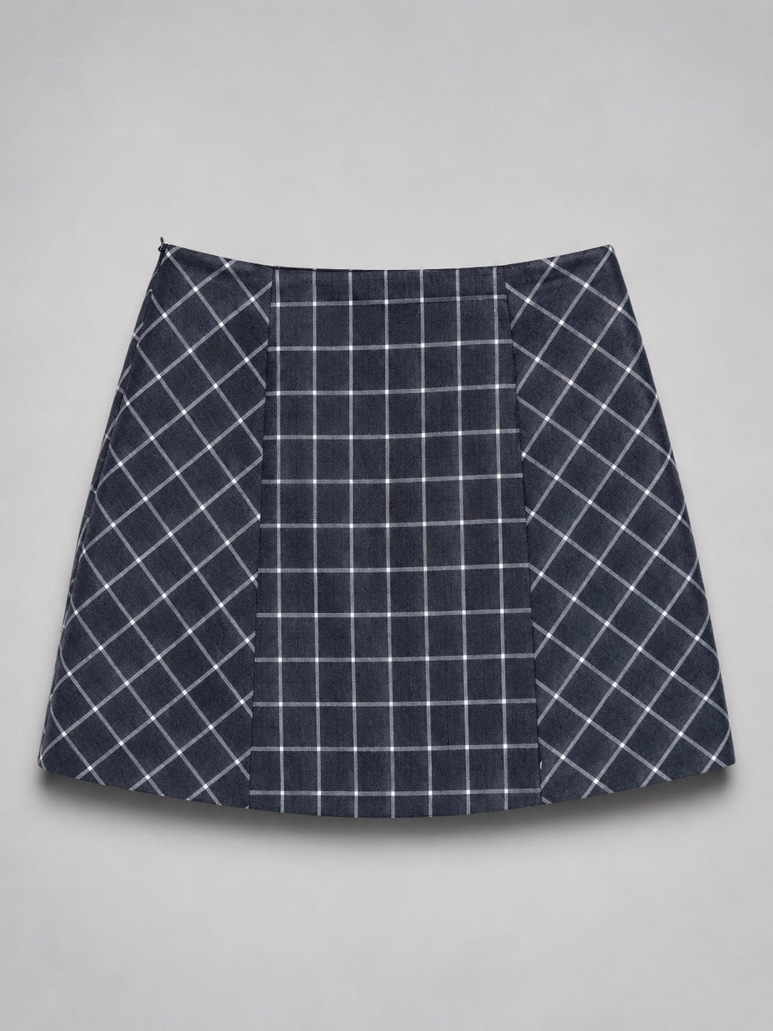 Mini plaided skirt