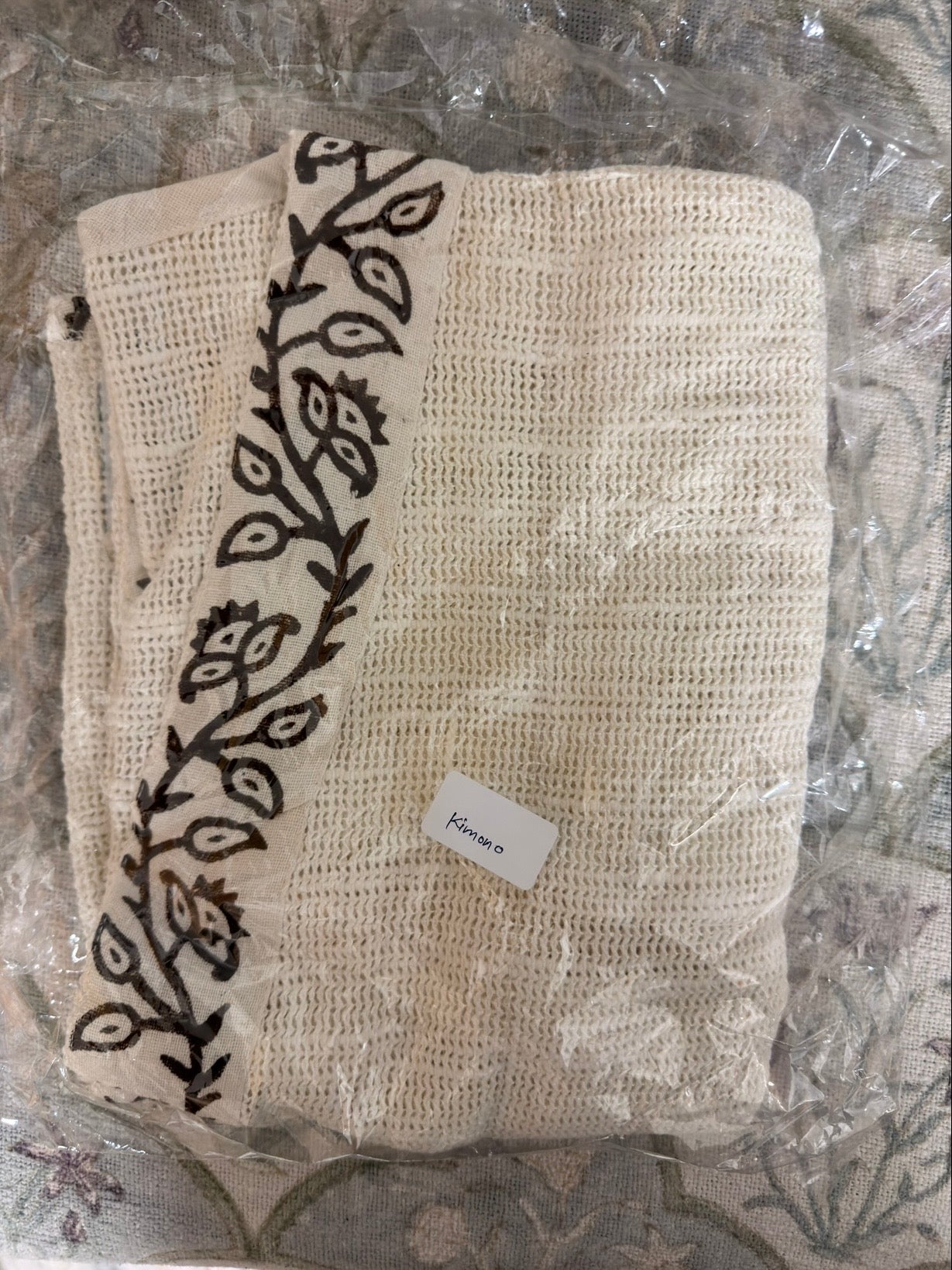 dune handwoven jute cotton kimono