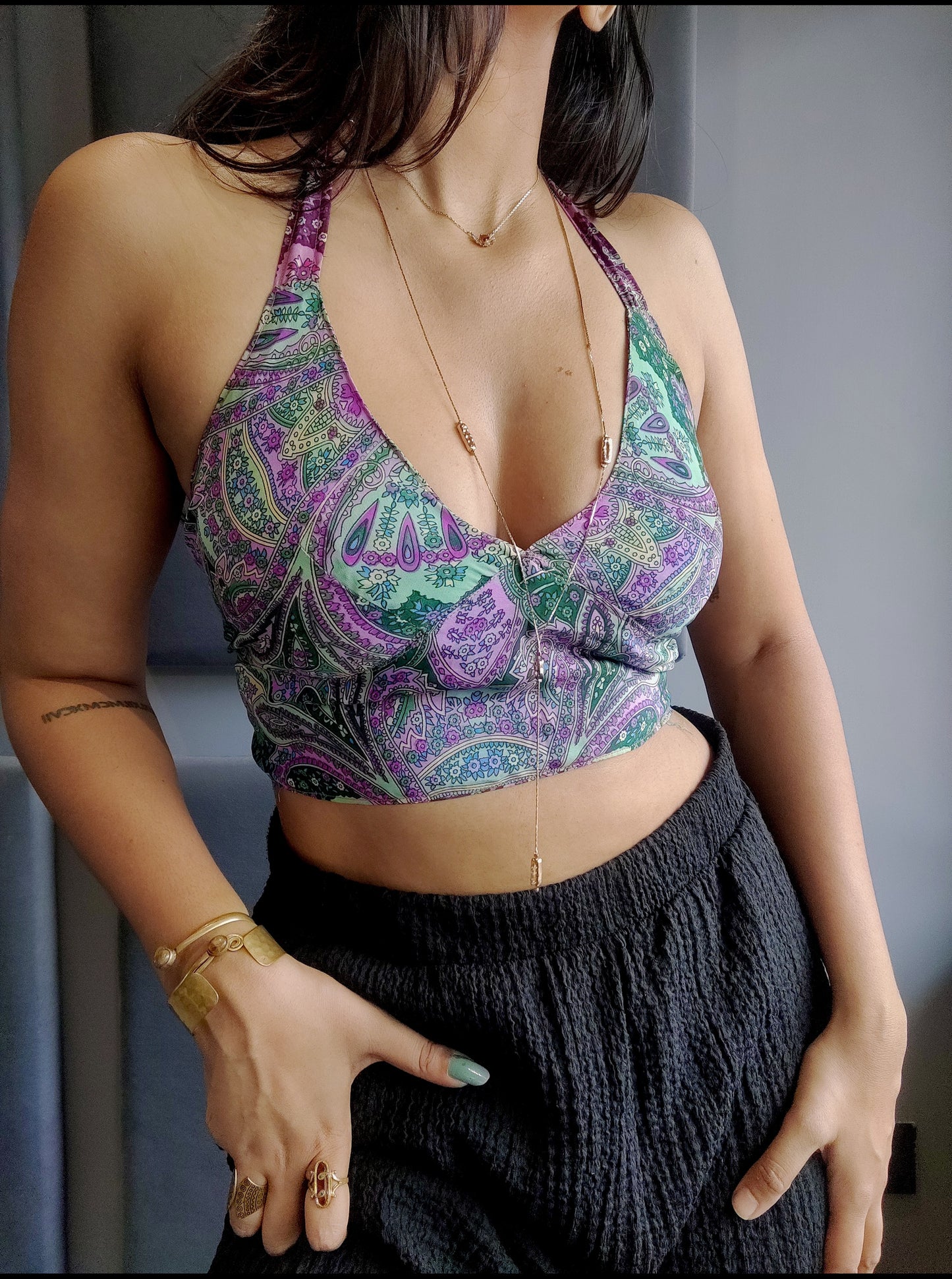 Convertible 2 in 1 Halter top