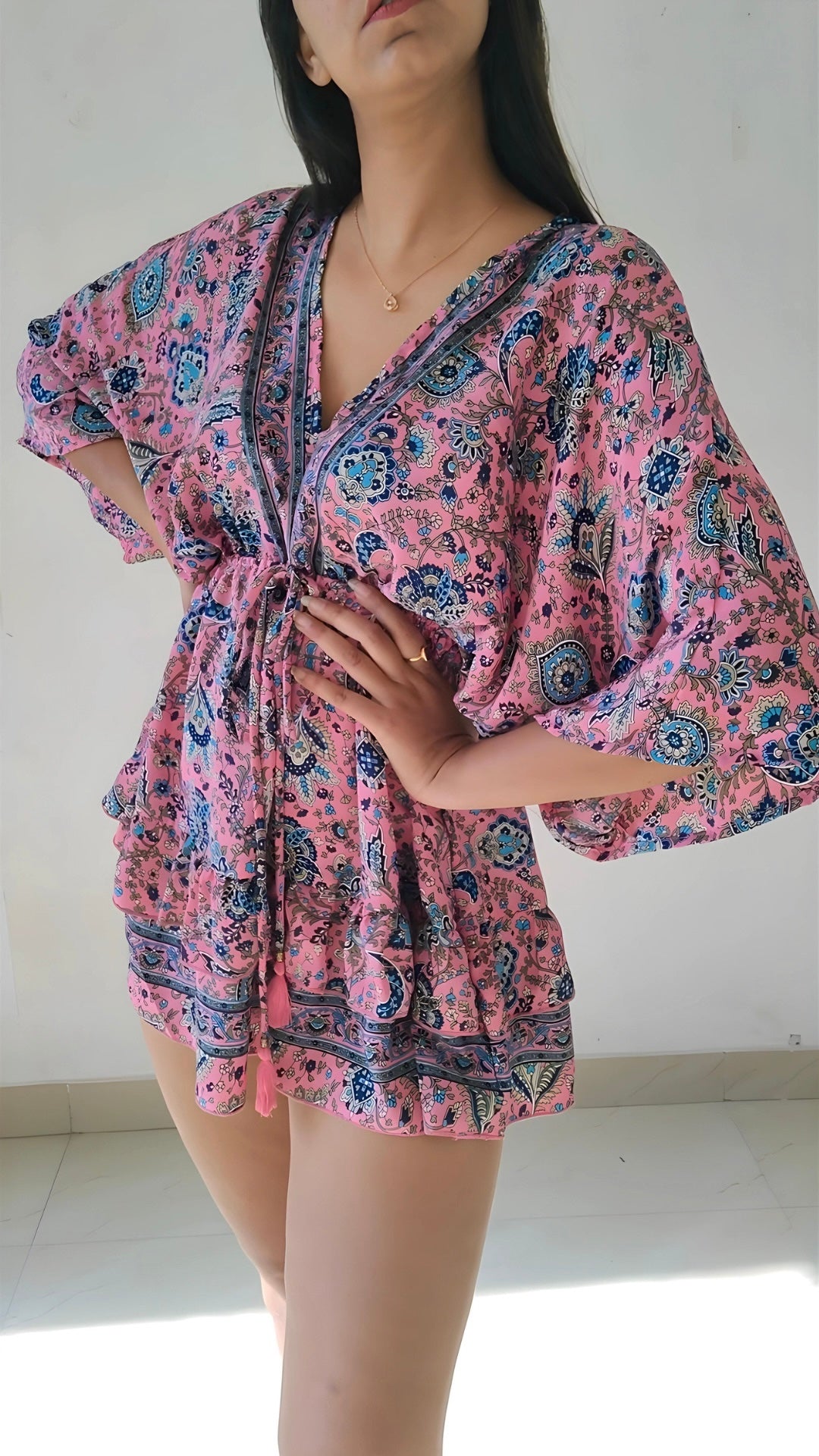 Kimono short dress