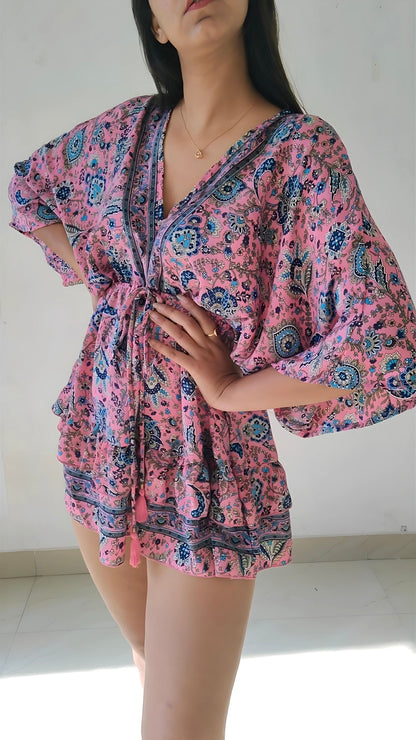 Kimono short dress