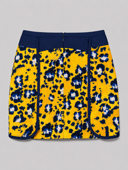 Leopard print skirt