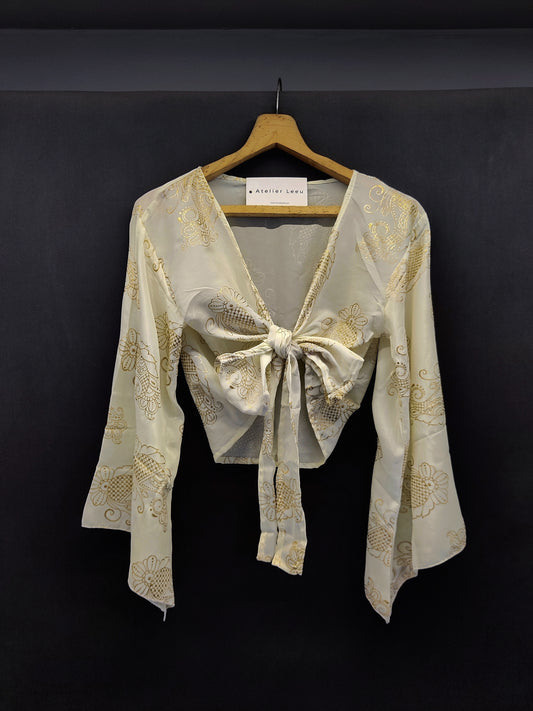 (Restocked) Wrap top