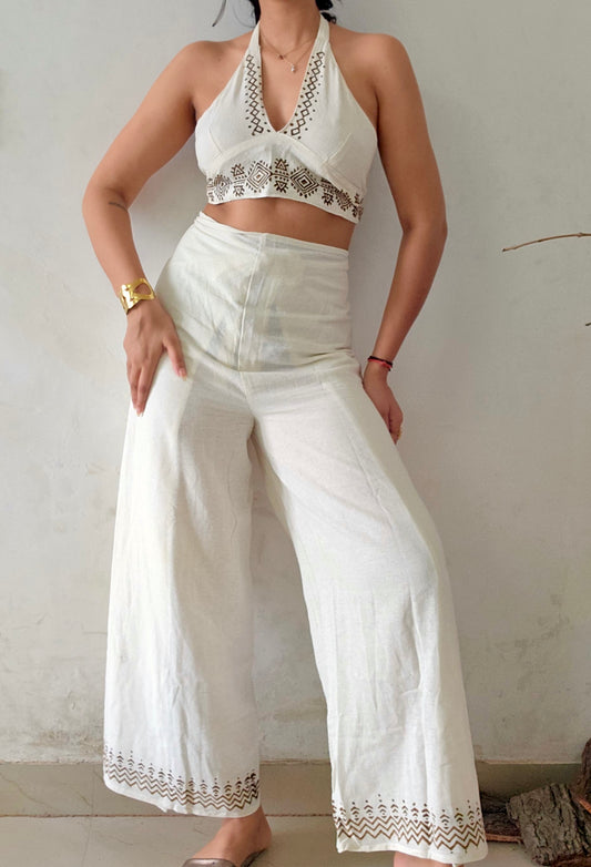 Organic cotton block printed co-ord set