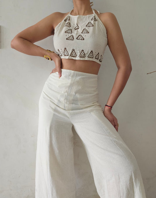 Organic cotton block printed co-ord set