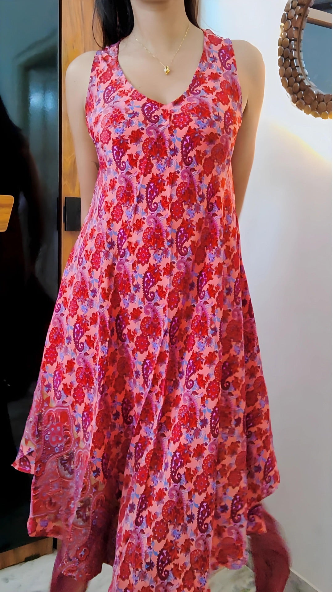 Wrap top and dress co-ord set