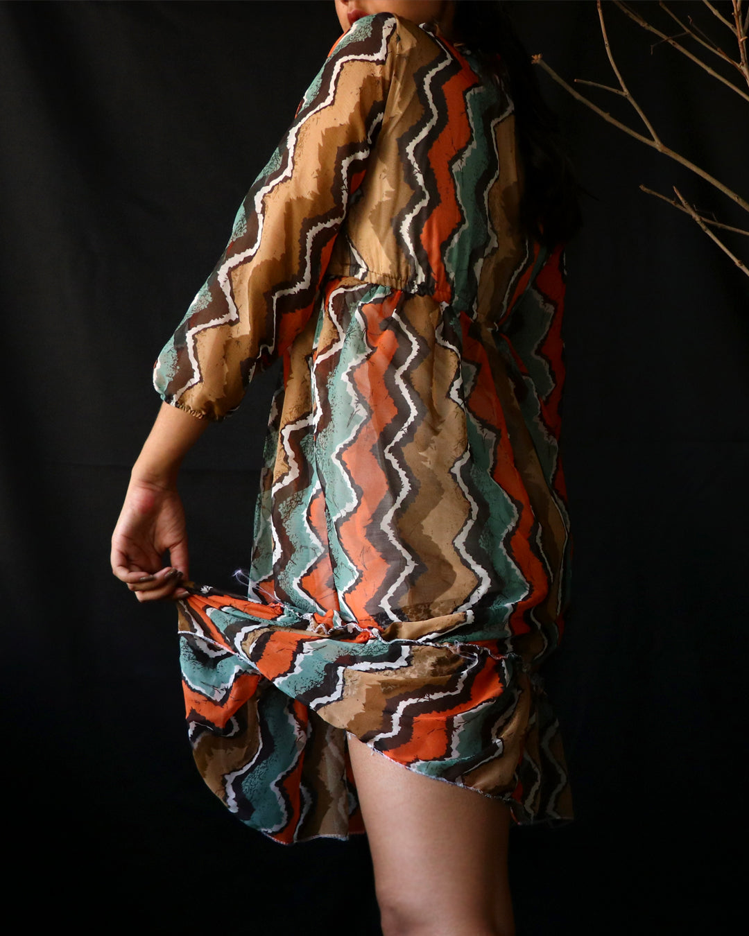 Summer A-line chiffon beach dress