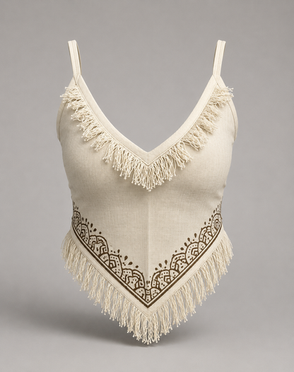 Jute cotton tank top 2