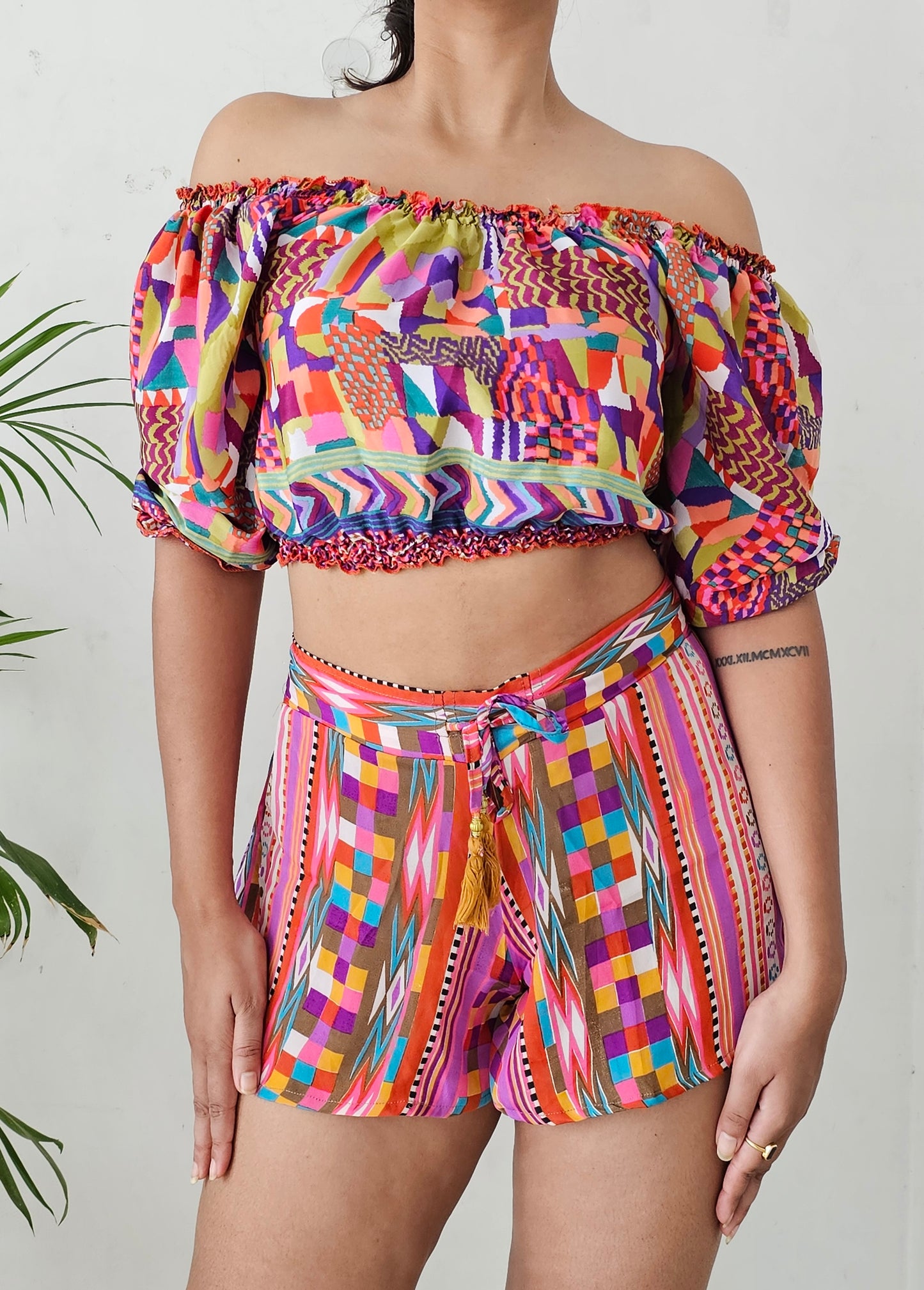 Multicolor co-ord set