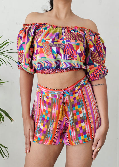 Multicolor co-ord set
