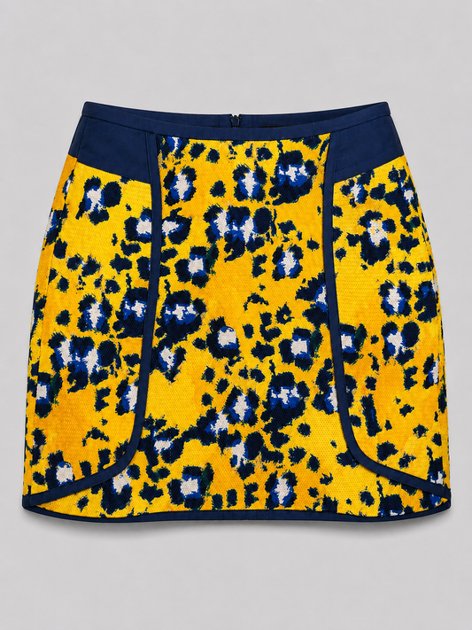 Leopard print skirt