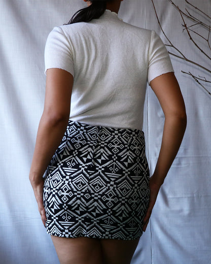 H&M printed skirt