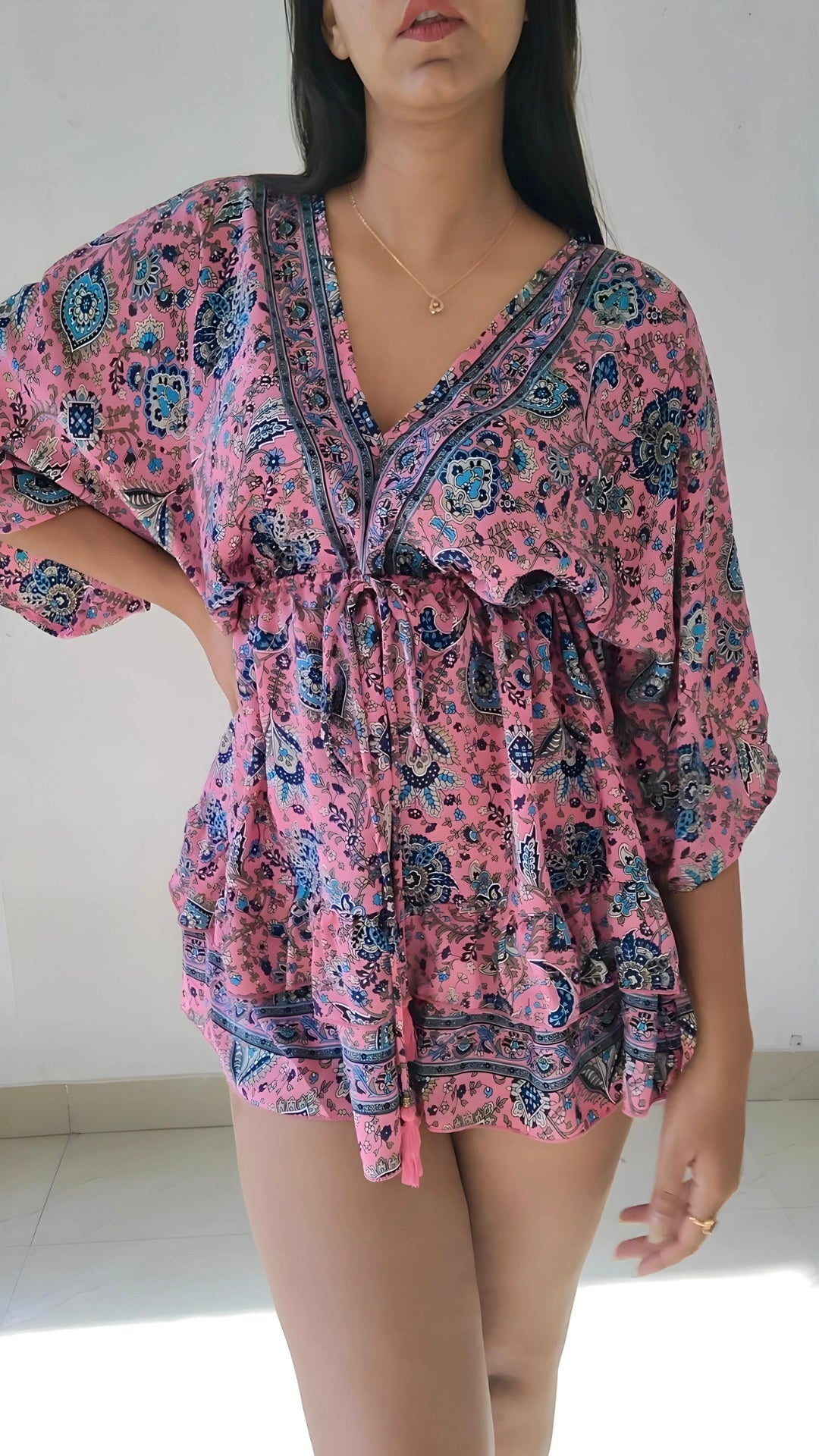 Kimono short dress