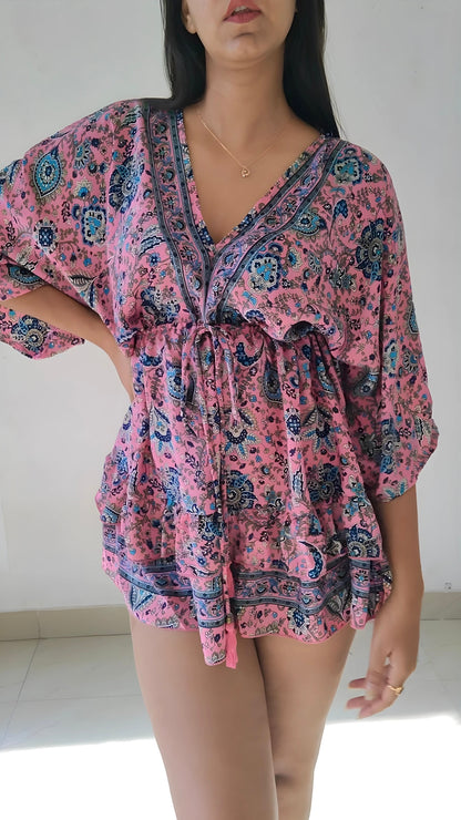 Kimono short dress