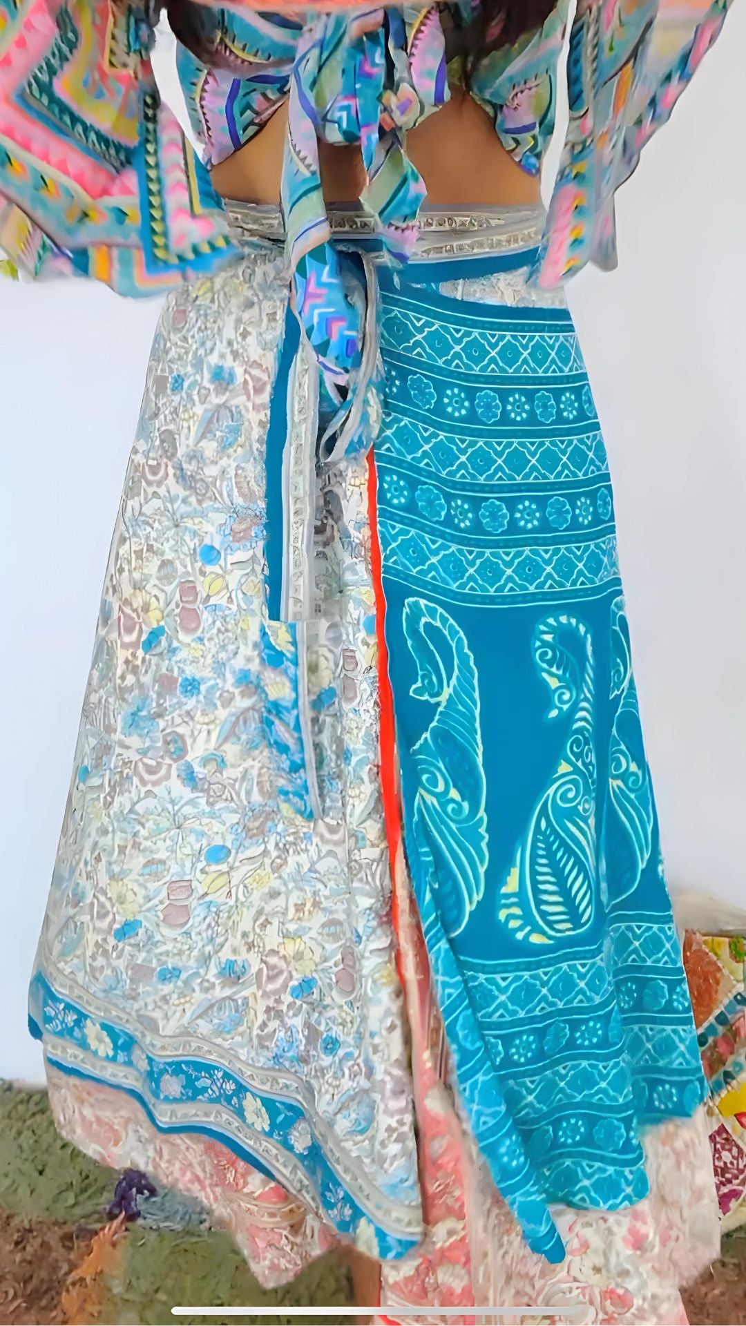 Reversible Wrap skirt