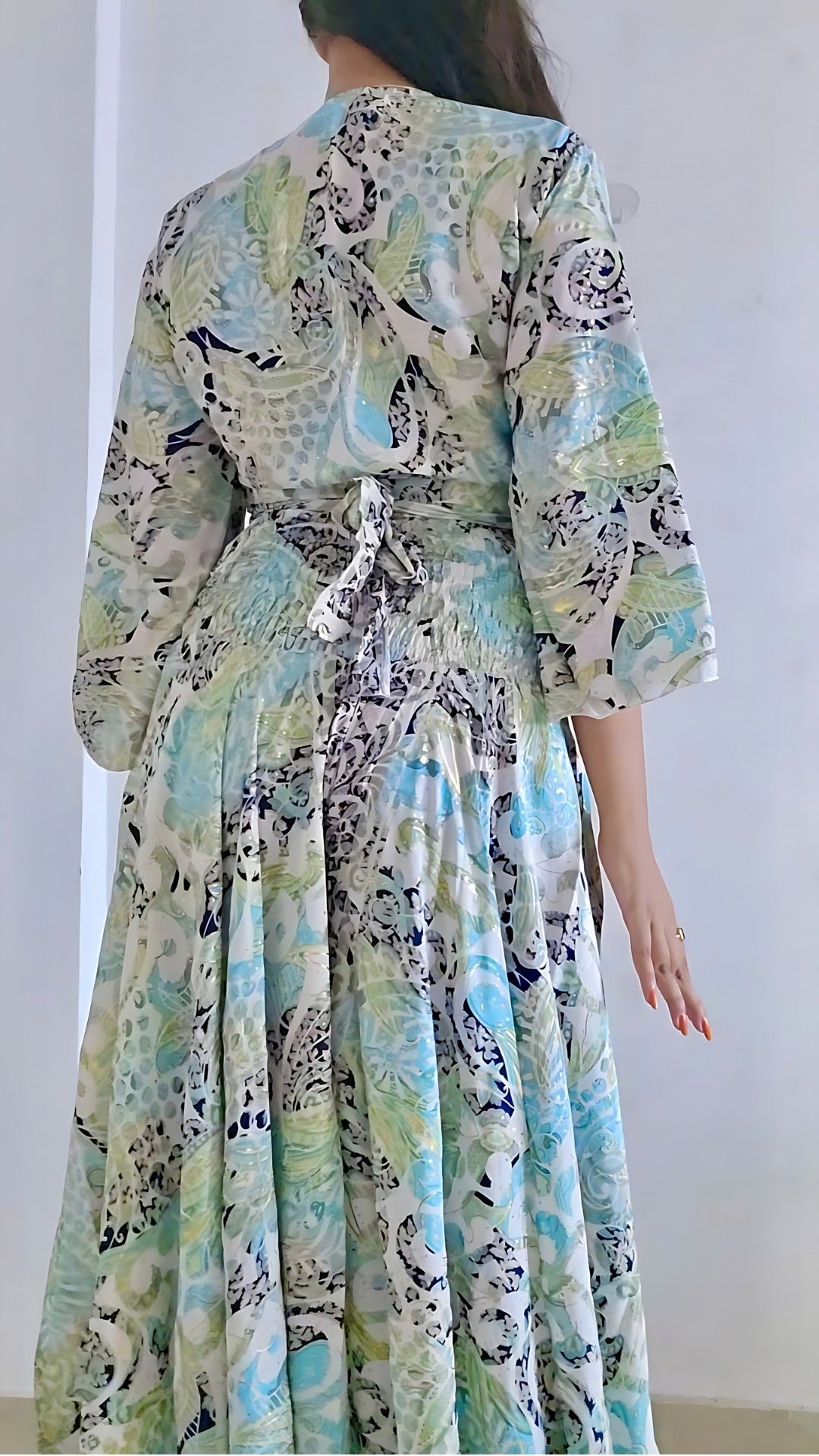 Wrap top and pants co-ord set