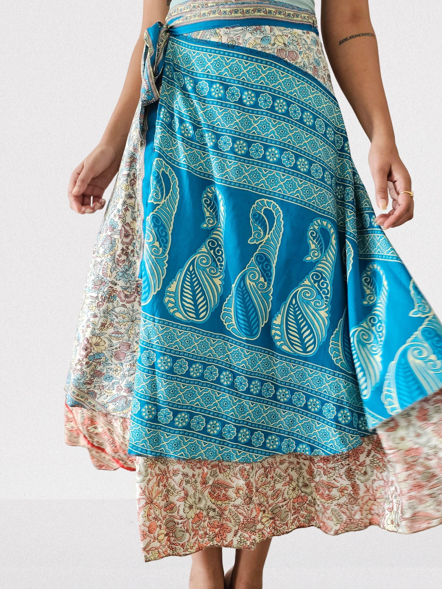 Reversible Wrap skirt