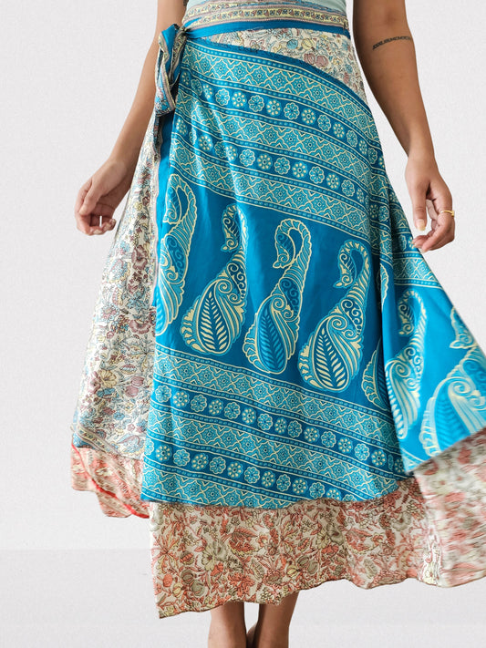 Reversible Wrap skirt