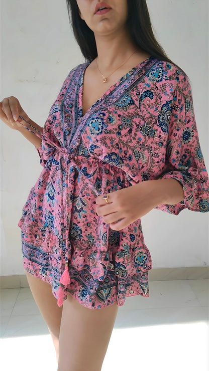 Kimono short dress
