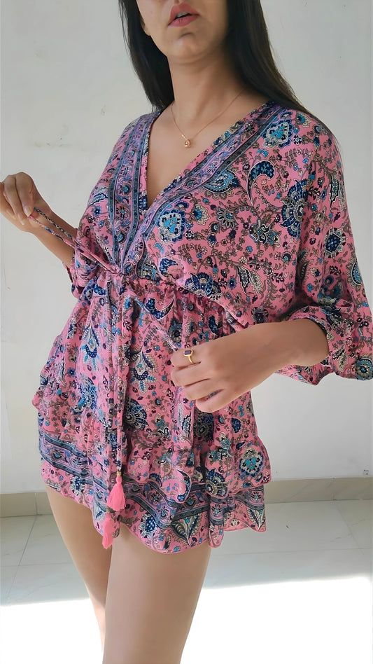 Kimono short dress