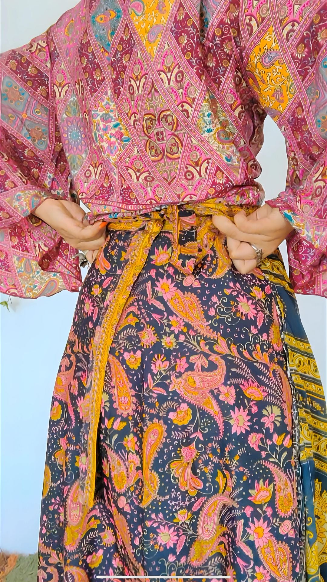 Reversible Wrap skirt