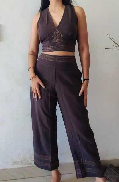 3pc natural khadi cotton kimono set