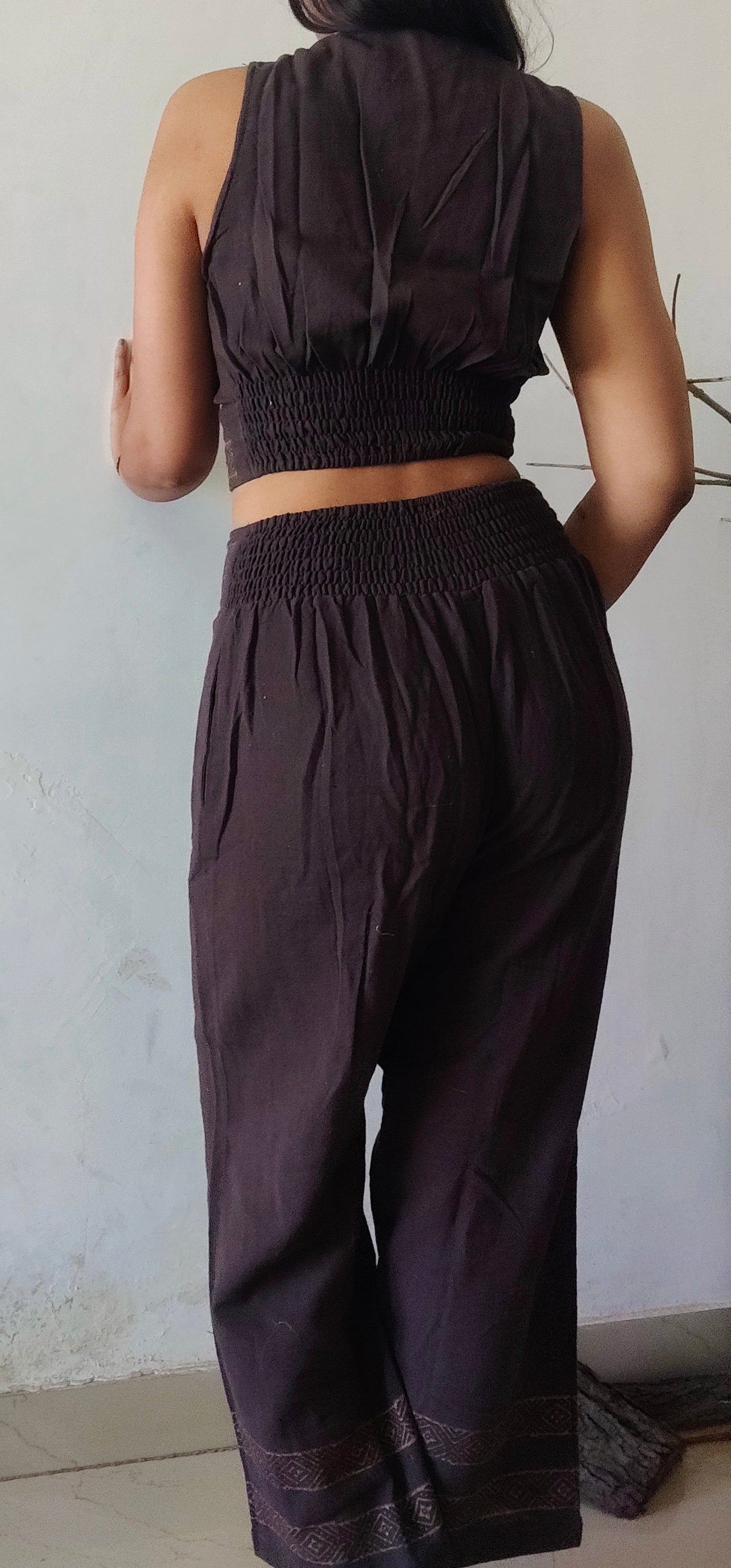 3pc natural khadi cotton kimono set