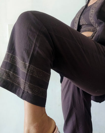 3pc natural khadi cotton kimono set