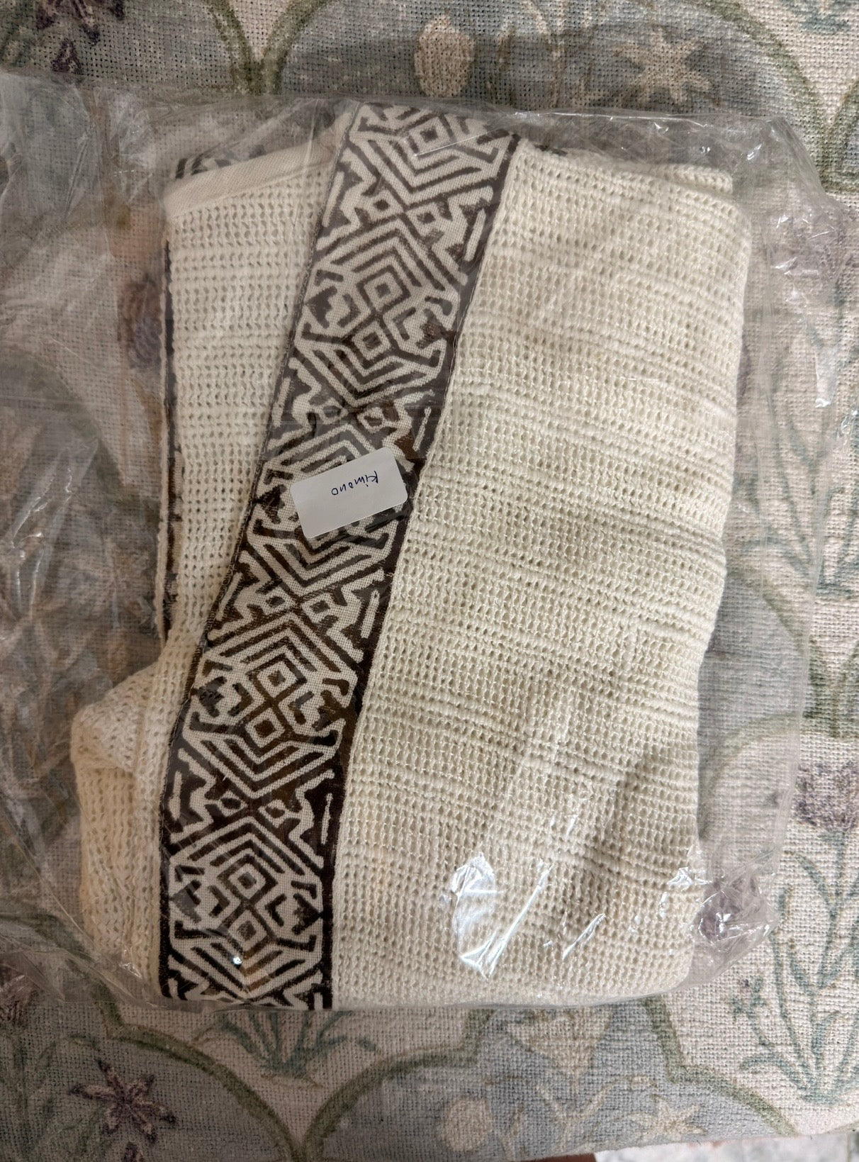 dune handwoven jute cotton kimono