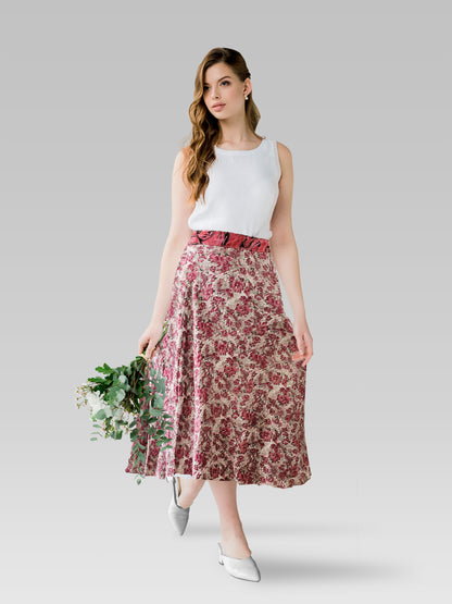 Reversible Wrap skirt