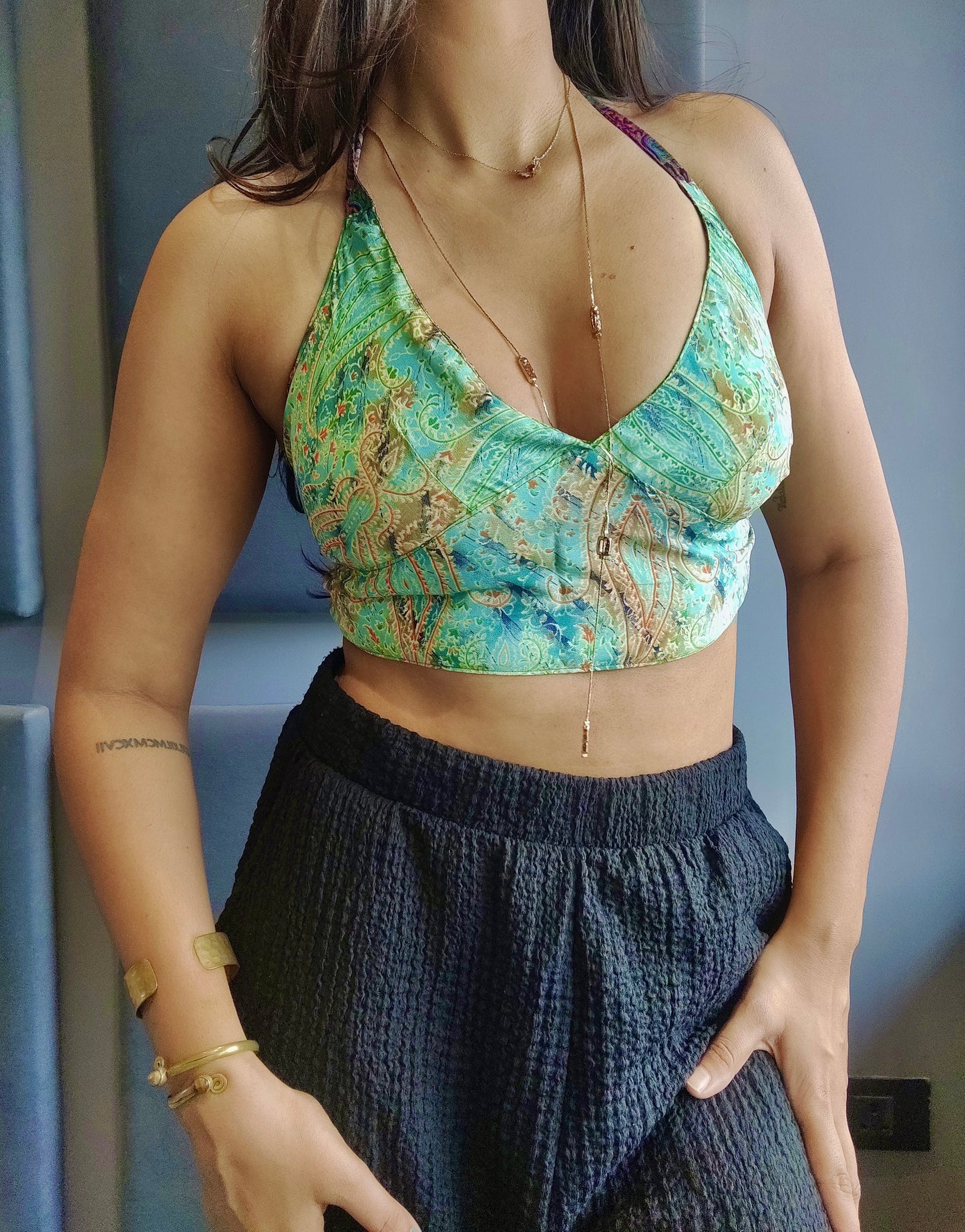 Convertible 2 in 1 Halter top