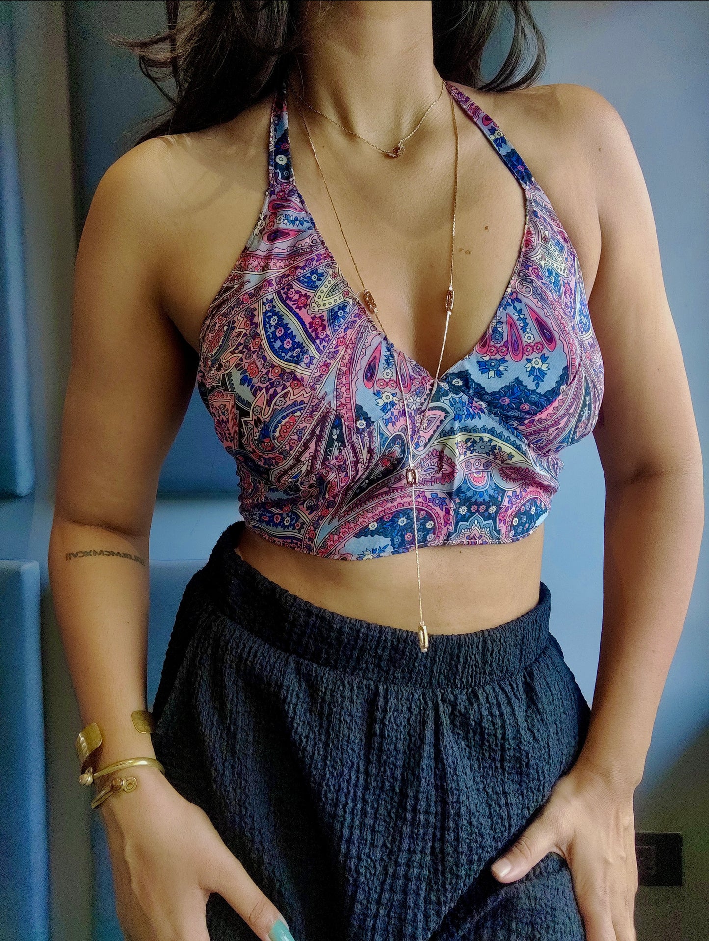 Convertible 2 in 1 Halter top