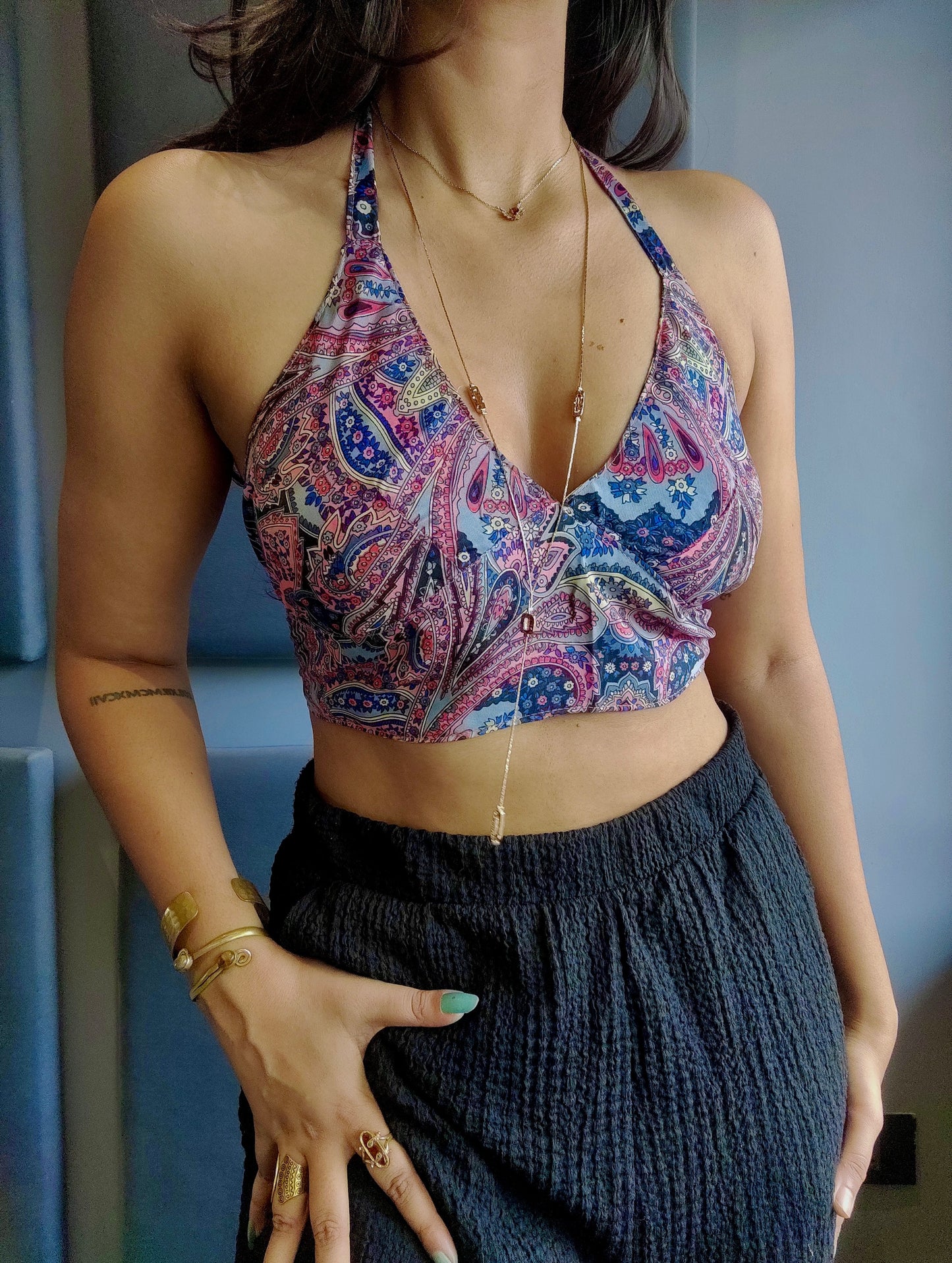 Convertible 2 in 1 Halter top