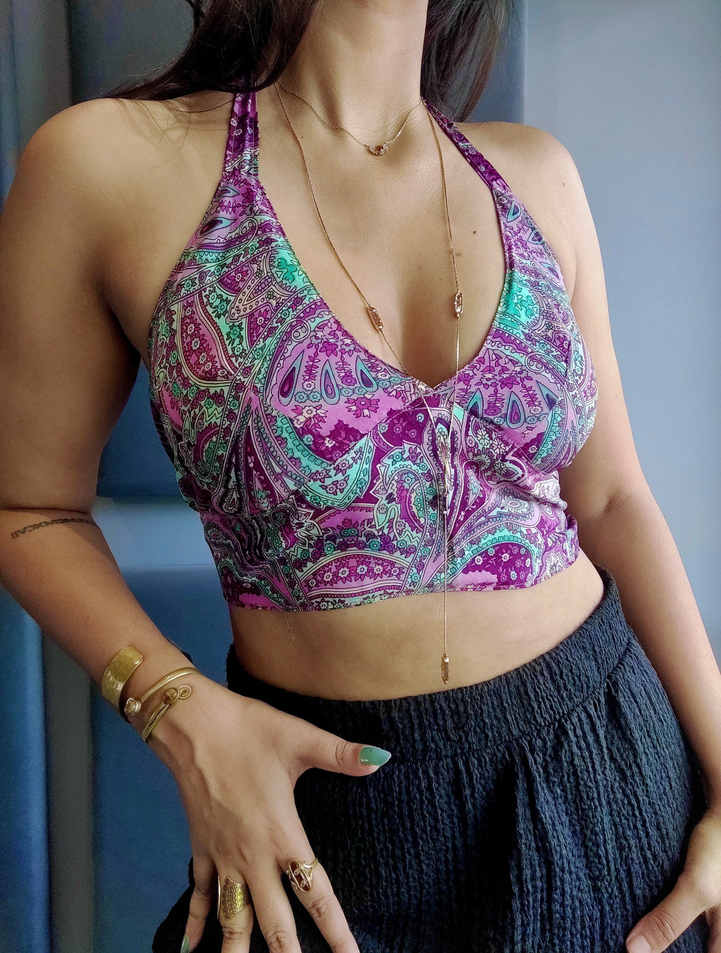 Convertible 2 in 1 Halter top