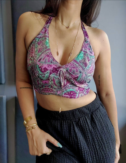 Convertible 2 in 1 Halter top