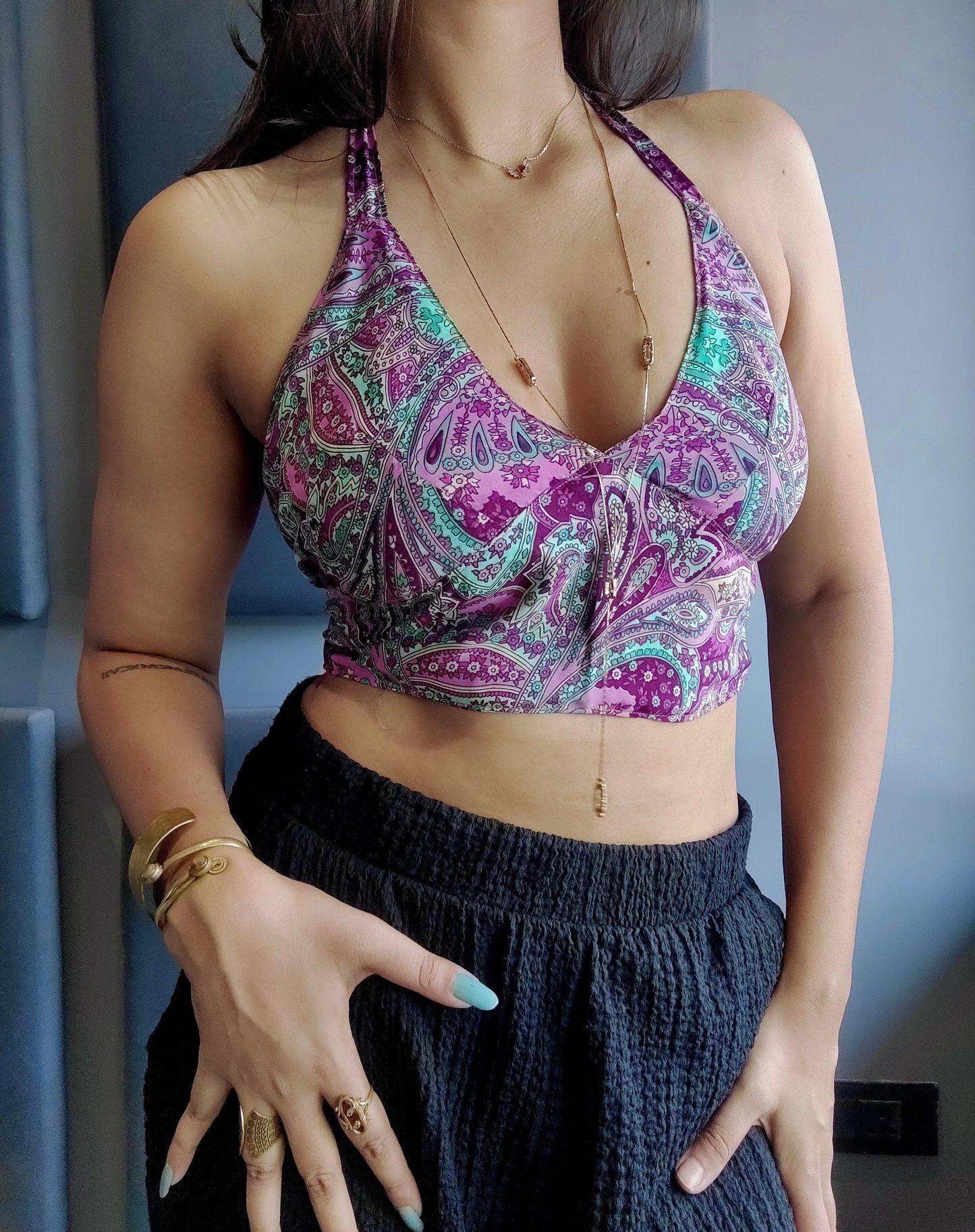 Convertible 2 in 1 Halter top
