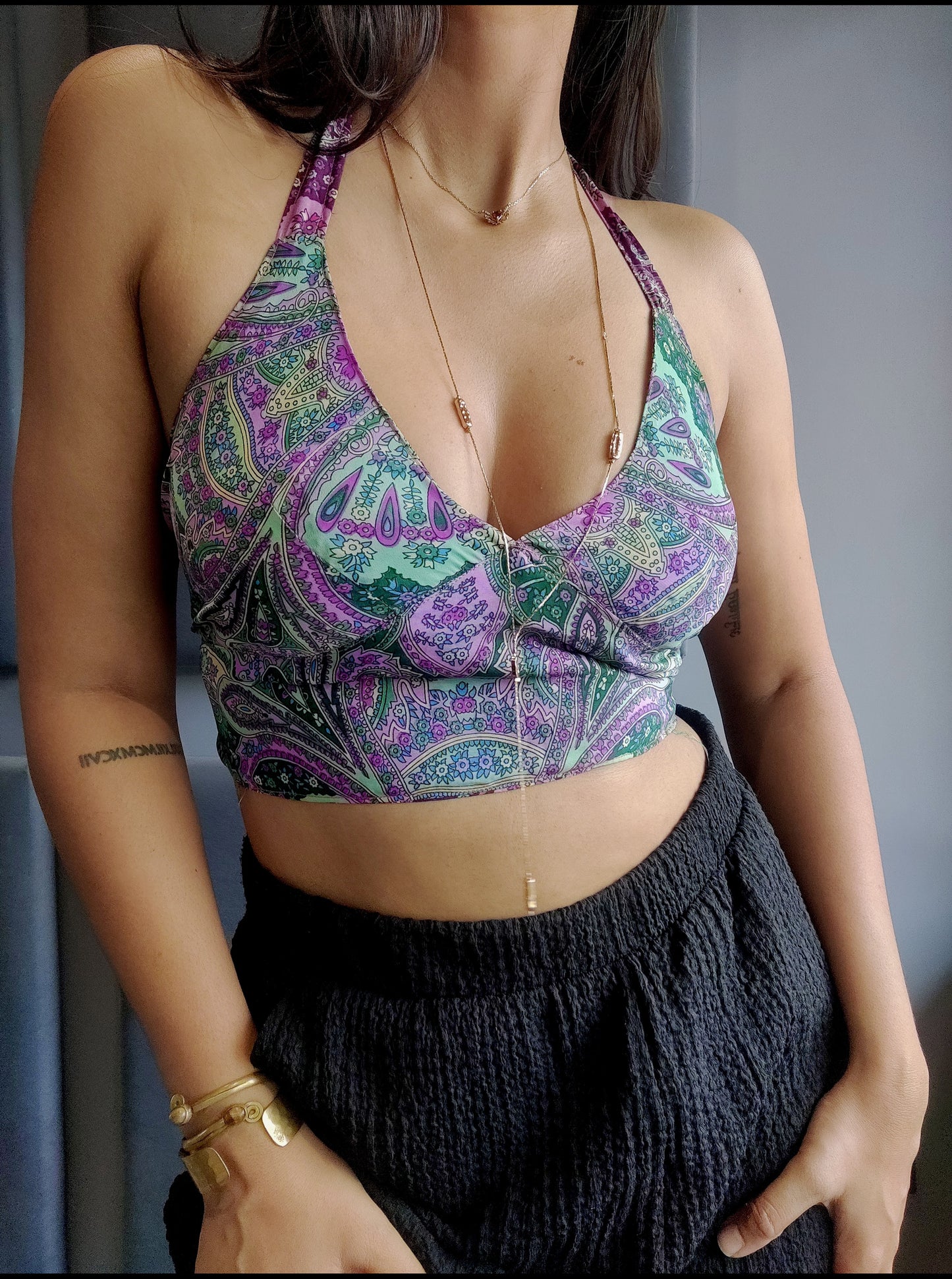 Convertible 2 in 1 Halter top