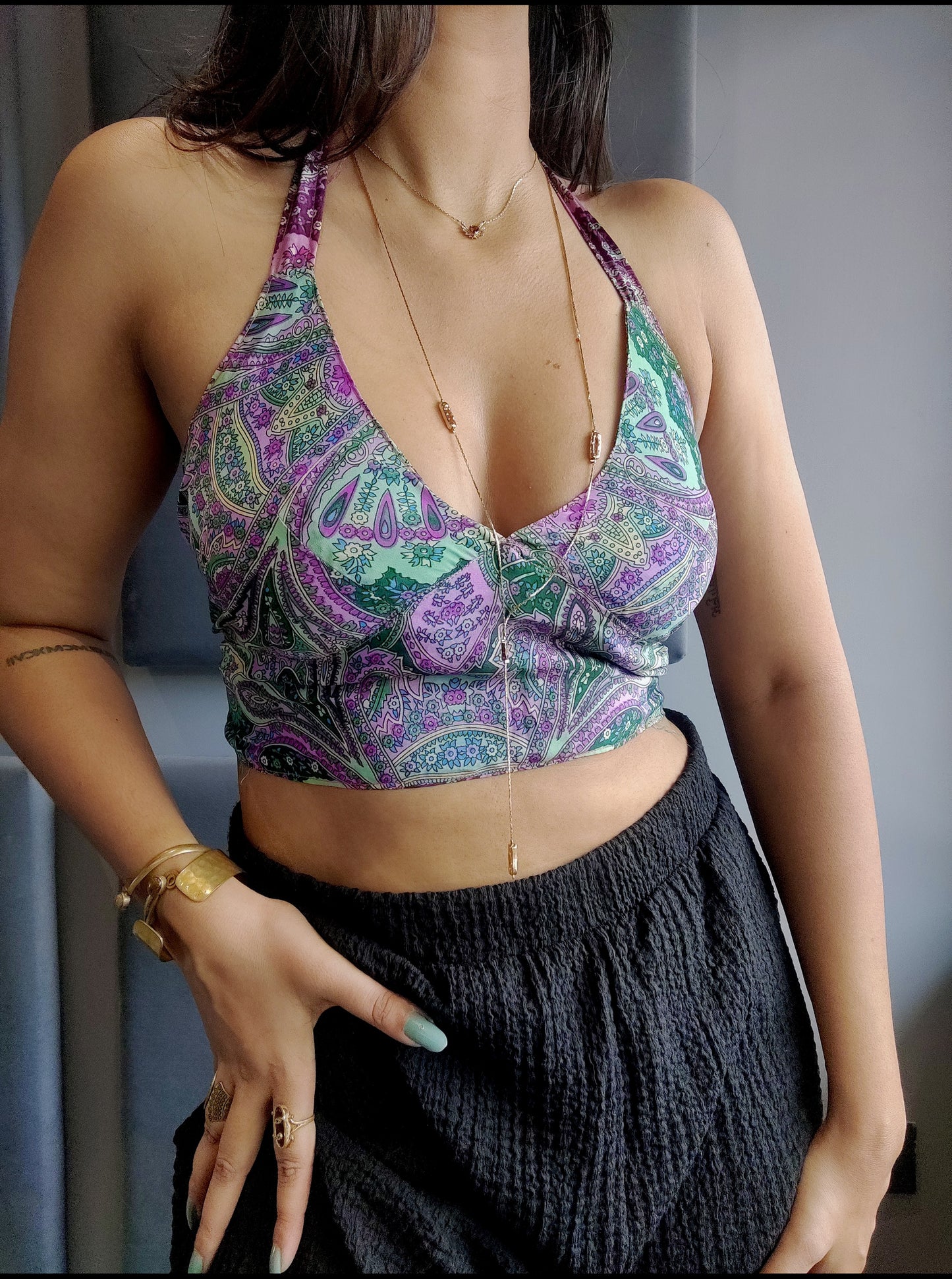 Convertible 2 in 1 Halter top