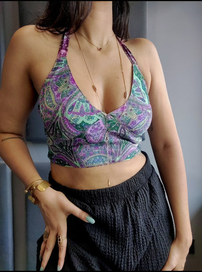 Convertible 2 in 1 Halter top