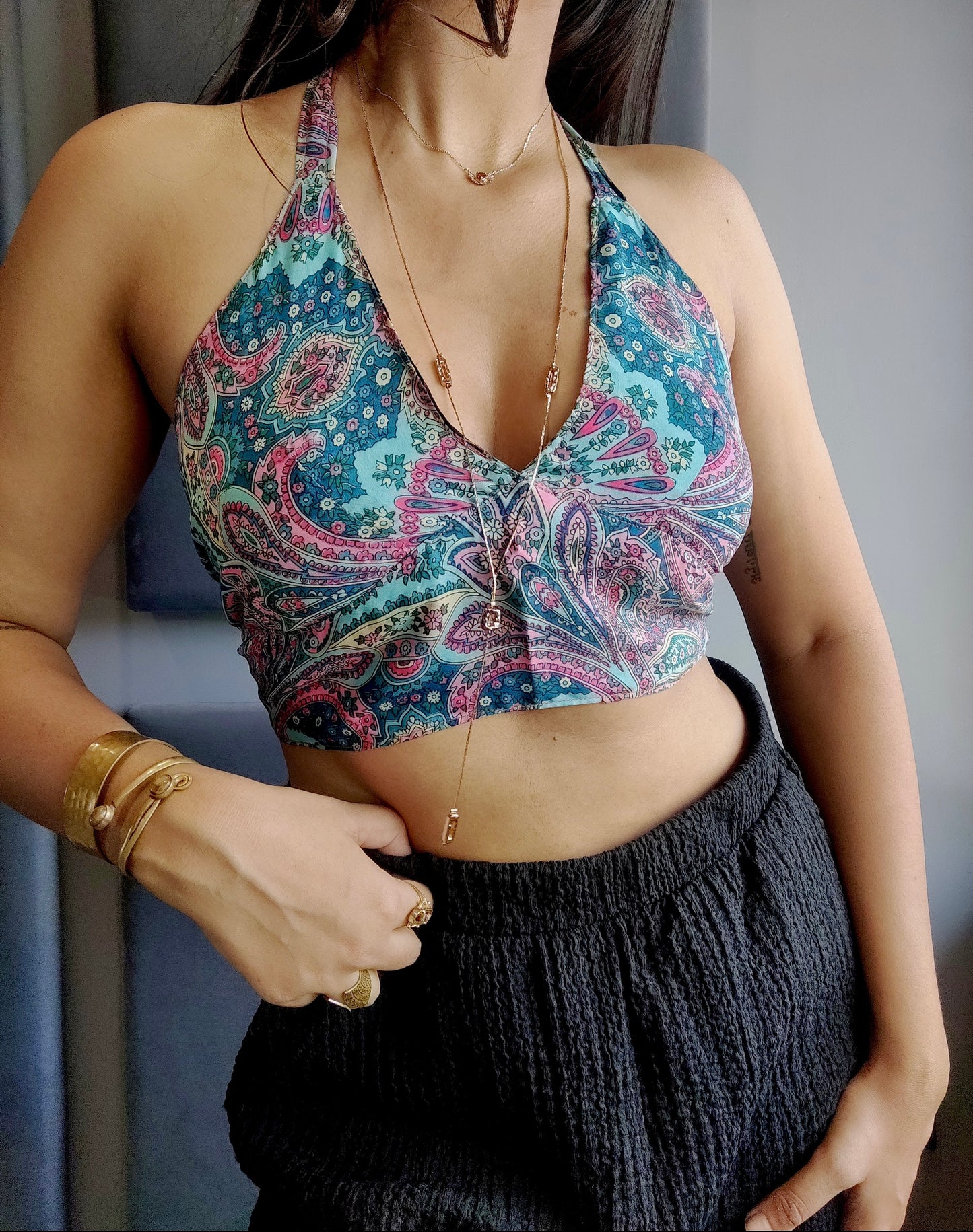 Convertible 2 in 1 Halter top