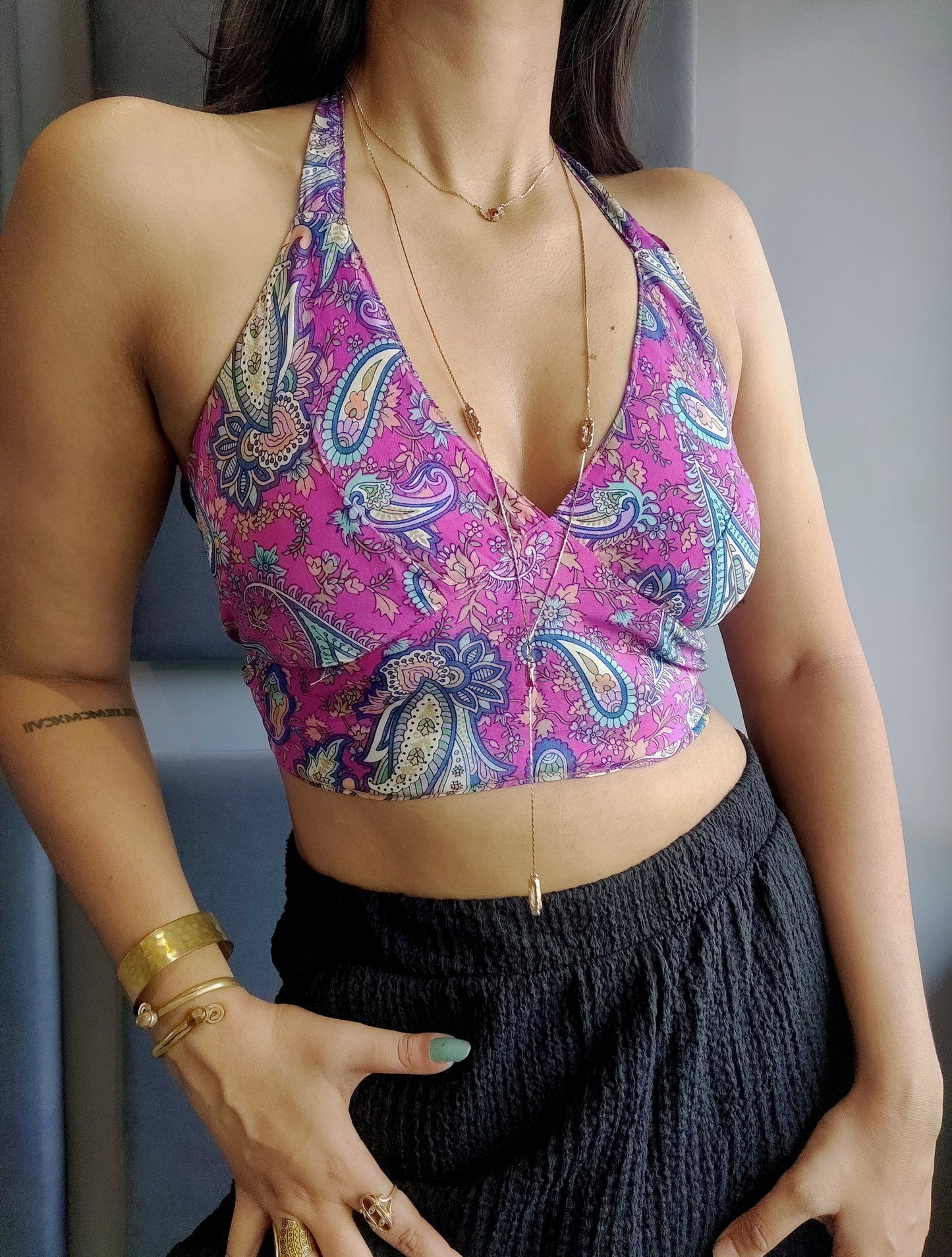 Convertible 2 in 1 Halter top