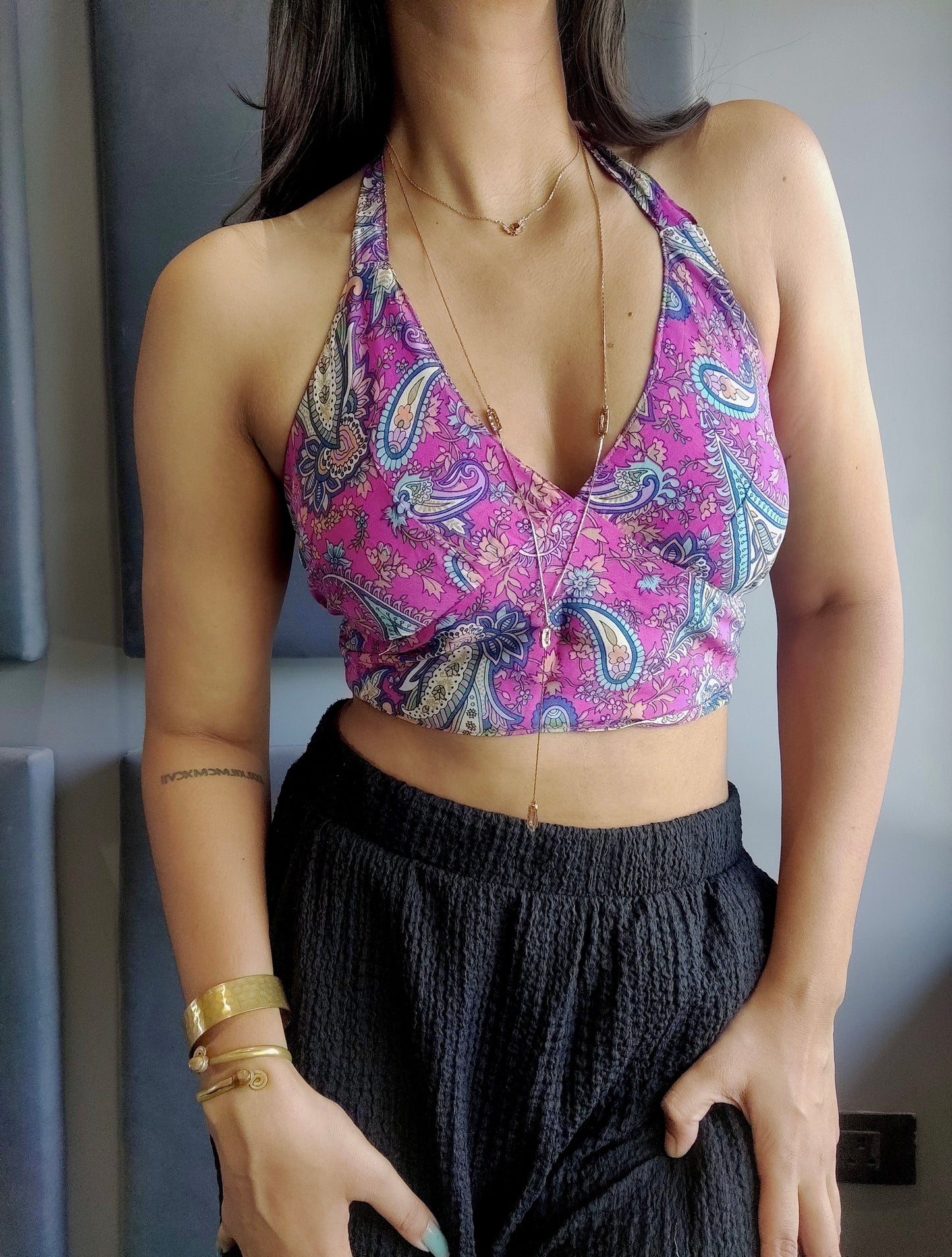 Convertible 2 in 1 Halter top