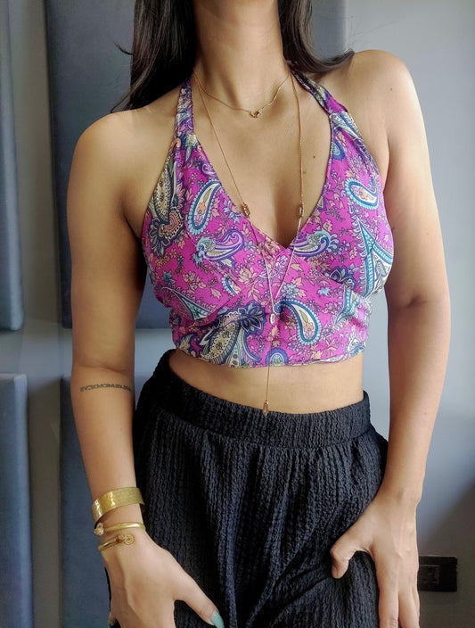 Convertible 2 in 1 Halter top