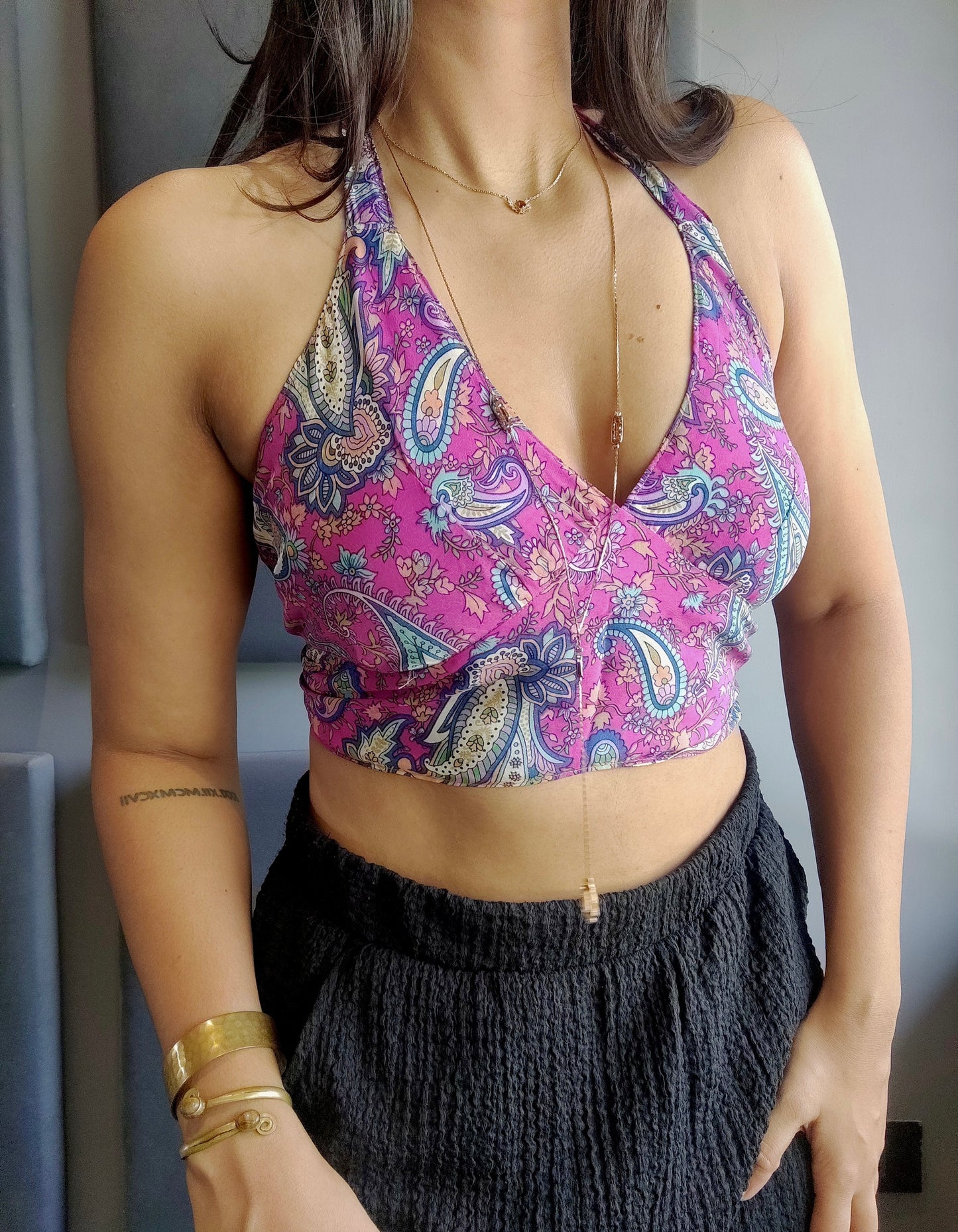 Convertible 2 in 1 Halter top